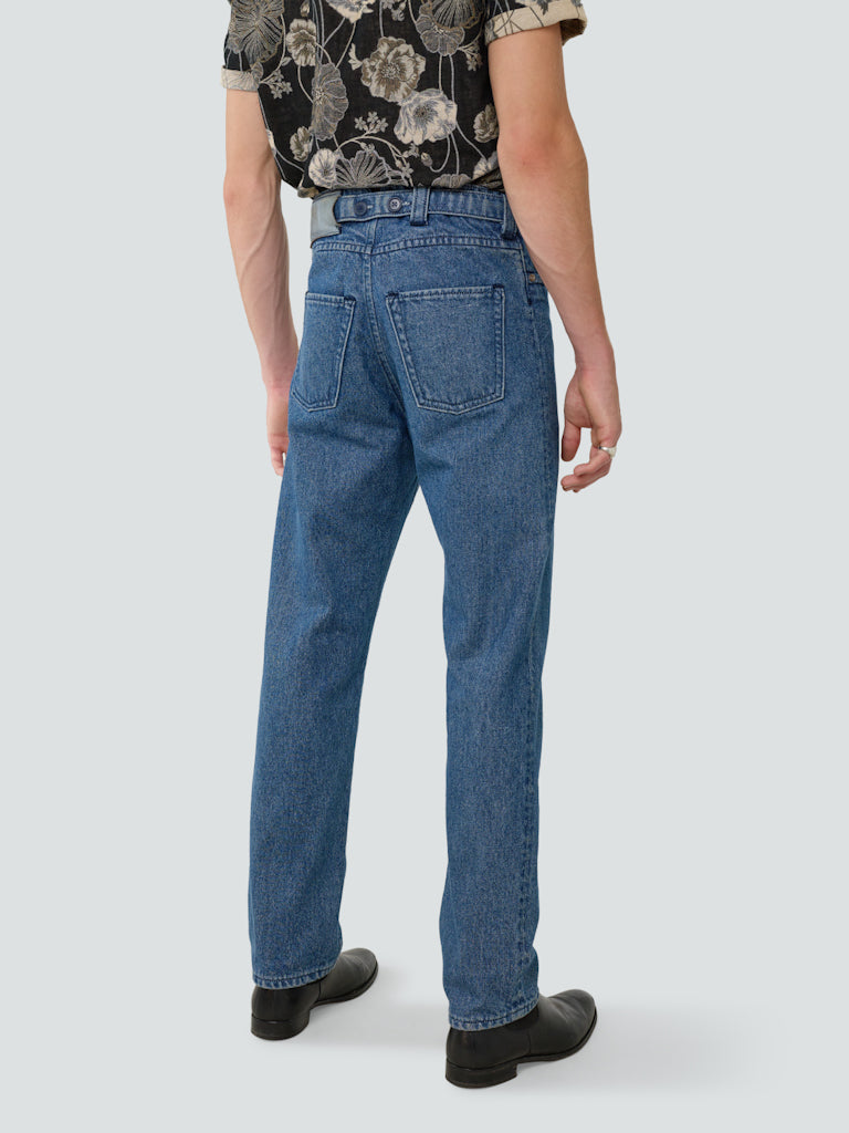 Self Belt Jeans